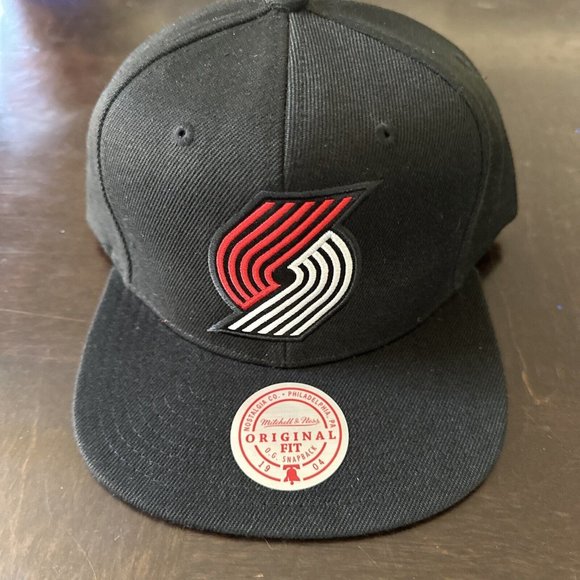 Portland Trail Blazers Snapback Hat NBA Black Mitchell & Ness 59FIFTY - Picture 1 of 5